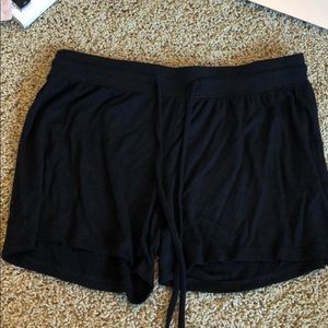 black super cozy sleeping shorts size xs